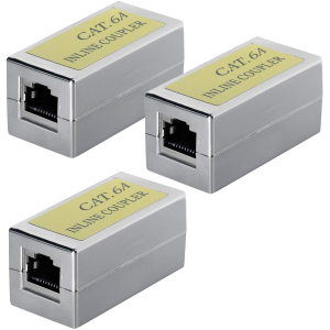 CAT6a Kupplung Verbinder Ethernet Adapter Modular Geschirmt 2x