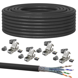 DSL LAN ISDN Kabel Patchkabel CAT5e Netzwerkkabel 5m 20m 25m 30m 40m 50m neu 