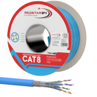 Cat 7 Verlegekabel Netzwerkkabel Simplex Duplex Cat7 Installation Kabel 10Gbit Cat8.1 100m Spule
