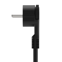 3m Steckdosenleiste mit USB 3 Fach 3er Verlängerungskabel Flachstecker Schwarz
