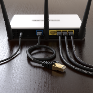 Patchkabel CAT7 Gigabit LAN DSL Netzwerk Ethernet Kabel Netzwerkkabel 0,25 m