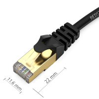Patchkabel CAT7 Gigabit LAN DSL Netzwerk Ethernet Kabel Netzwerkkabel 0,5 m