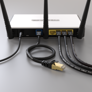 Patchkabel CAT7 Gigabit LAN DSL Netzwerk Ethernet Kabel Netzwerkkabel 2 m