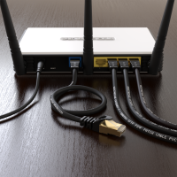 Patchkabel CAT7 Gigabit LAN DSL Netzwerk Ethernet Kabel Netzwerkkabel 7,5 m