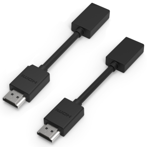 HDMI Verlängerung 12 cm | Fire TV Stick Kabel | HDMI - Verlängerung | Adapter Fire TV Stick | HDMI Verlängerung Kabel  | TV Stick Verlängerung für Chromecast / Fire TV/ Roku | RedStar24 ( 2 Stück )