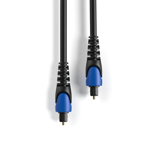 Optisches Toslink Kabel 5m HQ Digital Optical Audio Cable LWL SPDIF Male Schwarz 