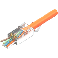 10x Rj45 Stecker Cat 7 Netzwerkstecker LAN Crimp Verlegekabel Netzwerk Ethernet