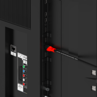 RedStar24 HDMI 2.0 Kabel - 4K Ultra HD, Dolby Atmos, DTS:X, vergoldete Anschlüsse, schwarz rot, 5m Länge
